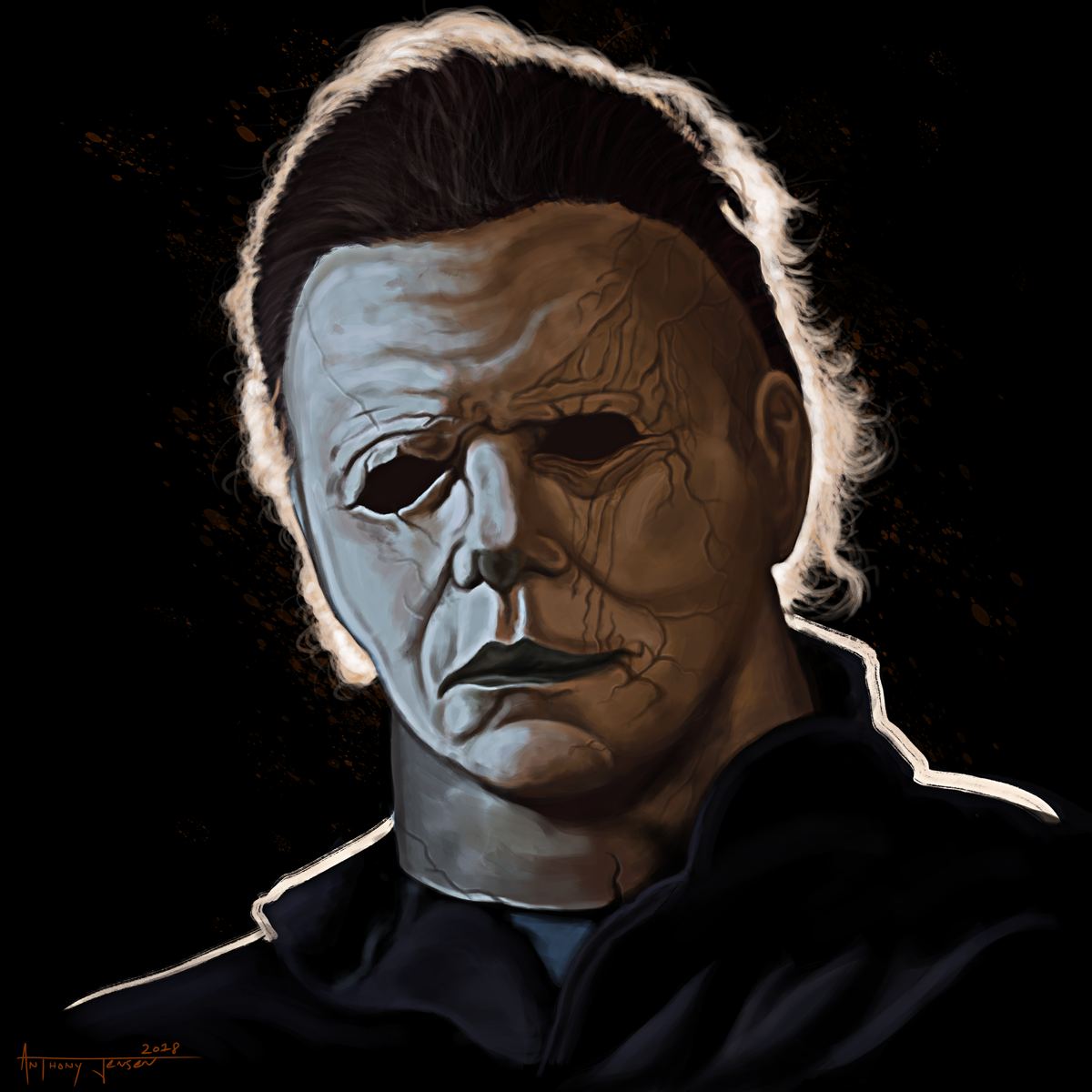 Halloween Art | Michael Myers Art | Horror Art | Boogie Man Art