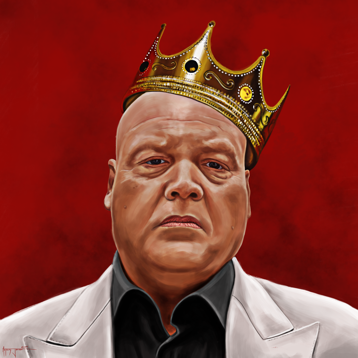King Pin Art Daredevil Art Marvel Art Comic Book Art Netflix Art
