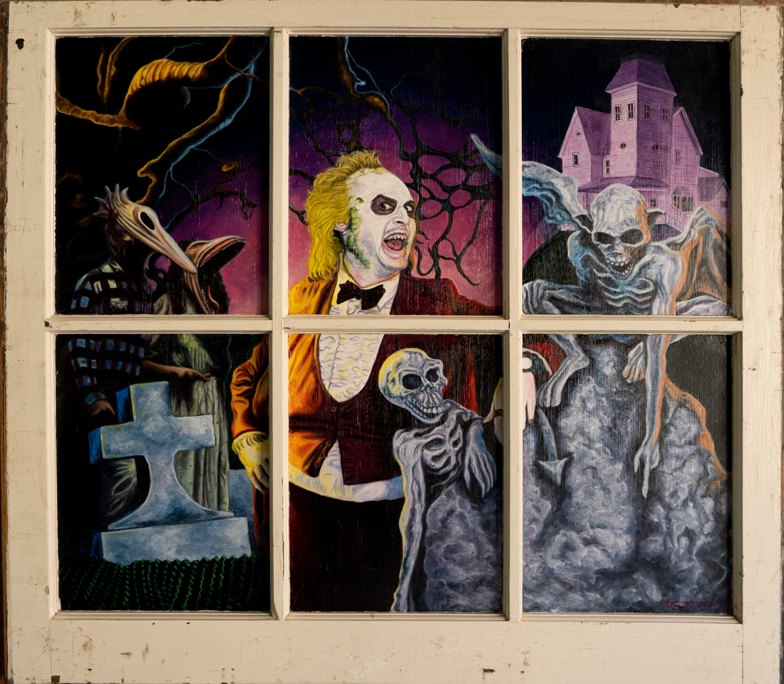 Beetlejuice Beetlejuice Art Beetlejuice Painting Beetlejuice Artwork